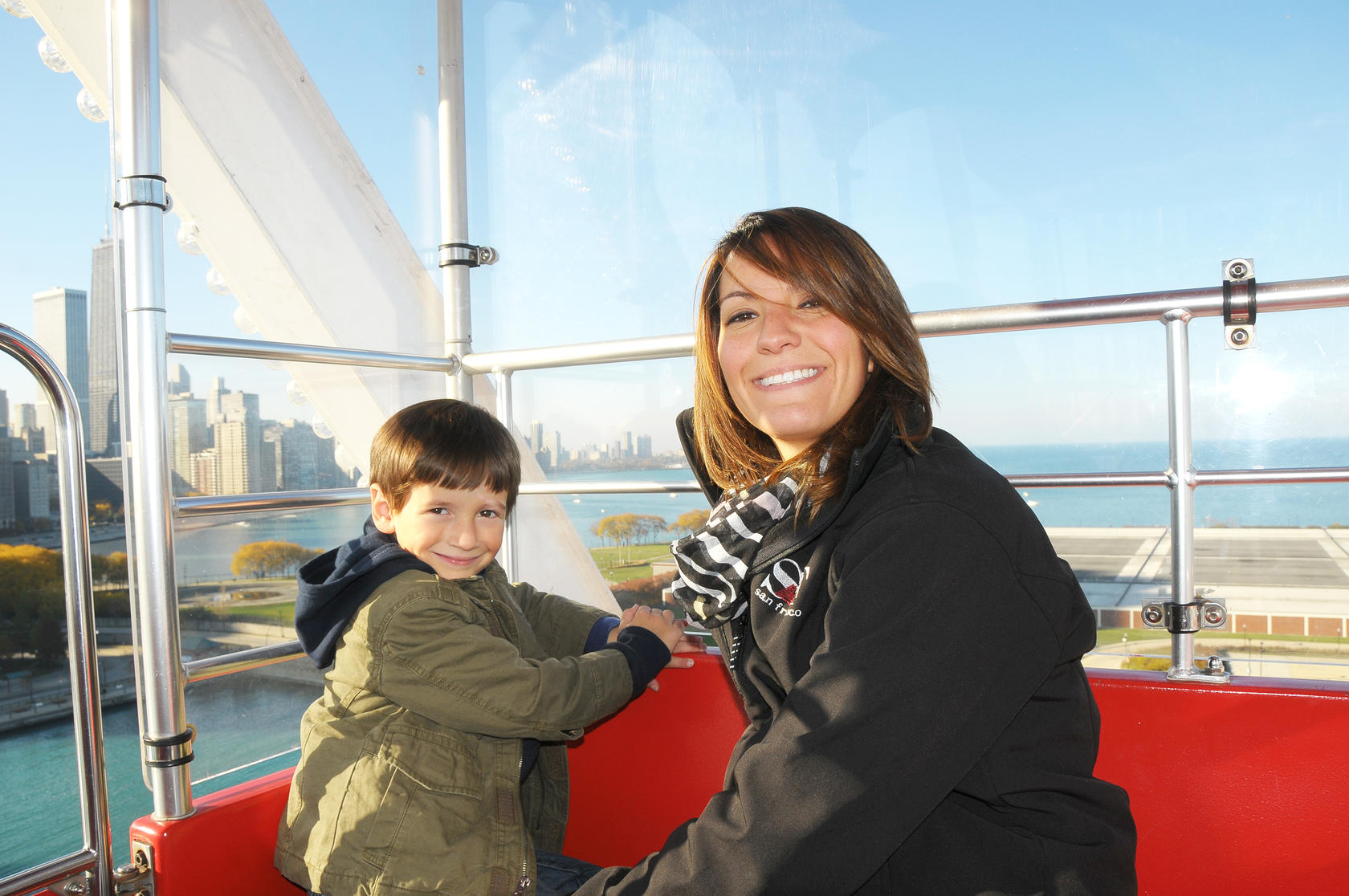 On a Ferris Wheel